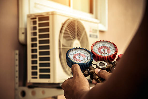 Professional Hvac Maintenance technician working in Rockland, MA